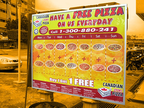 Poster - Canadian Pizza